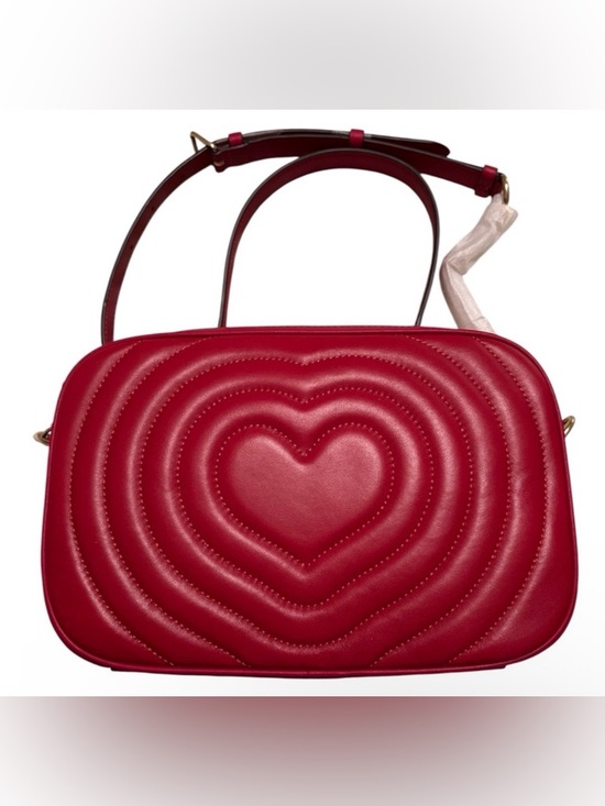 Coach Handbags - Coach Red Quilted Heart Crossbody Bag